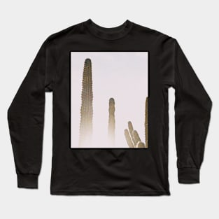 Cacti, Desert, Modern art, Wall art, Print, Minimalistic, Modern, Scandinavian print Long Sleeve T-Shirt